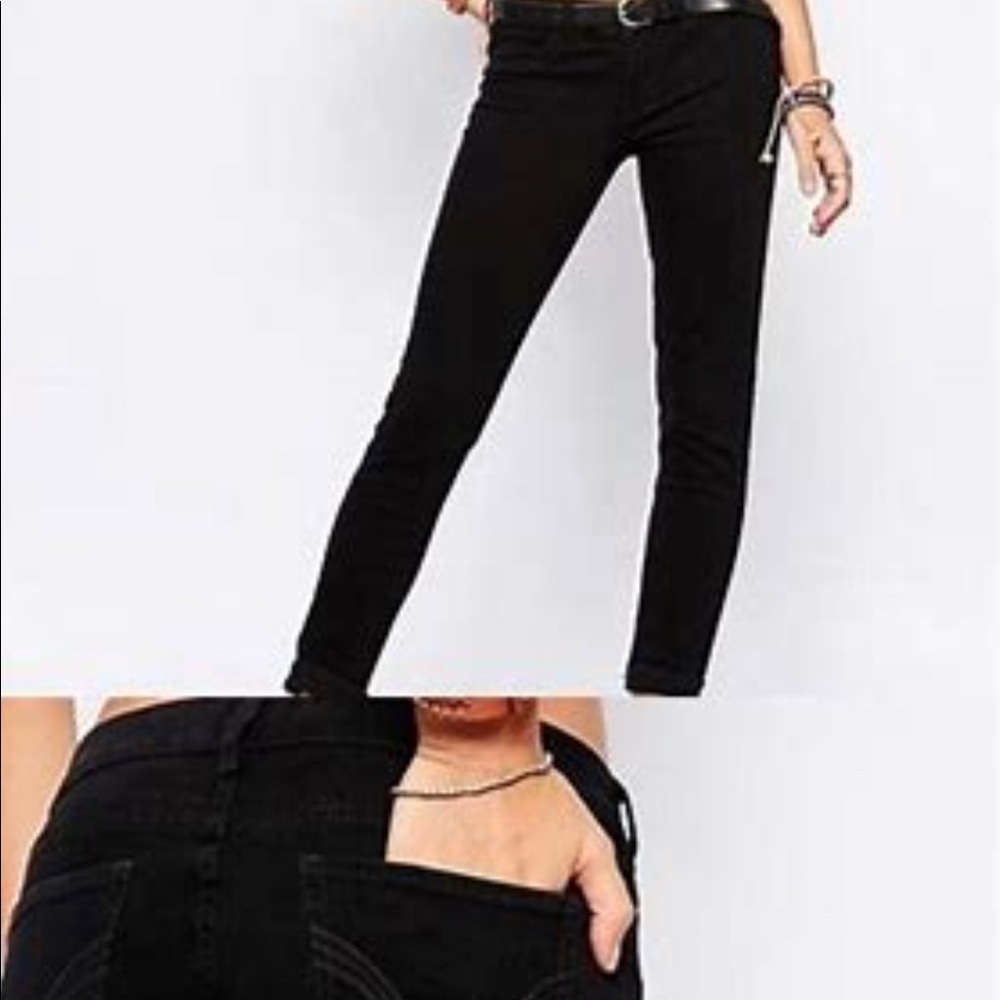 Hollister Black skinny jeans